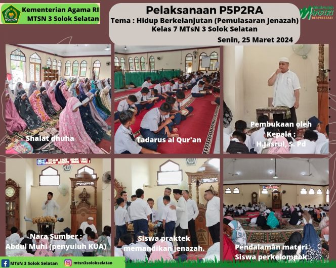 
					Hidup berkelanjutan, tema P5P2RA MTsN 3 SolSel