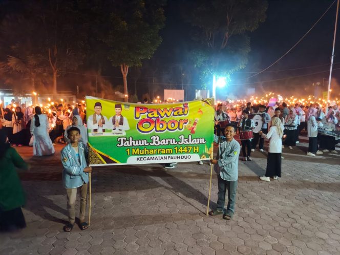 
					Meriahkan pawai obor kecamatan, drumband MTsN 3 Solok Selatan tuai ucapan terimakasih